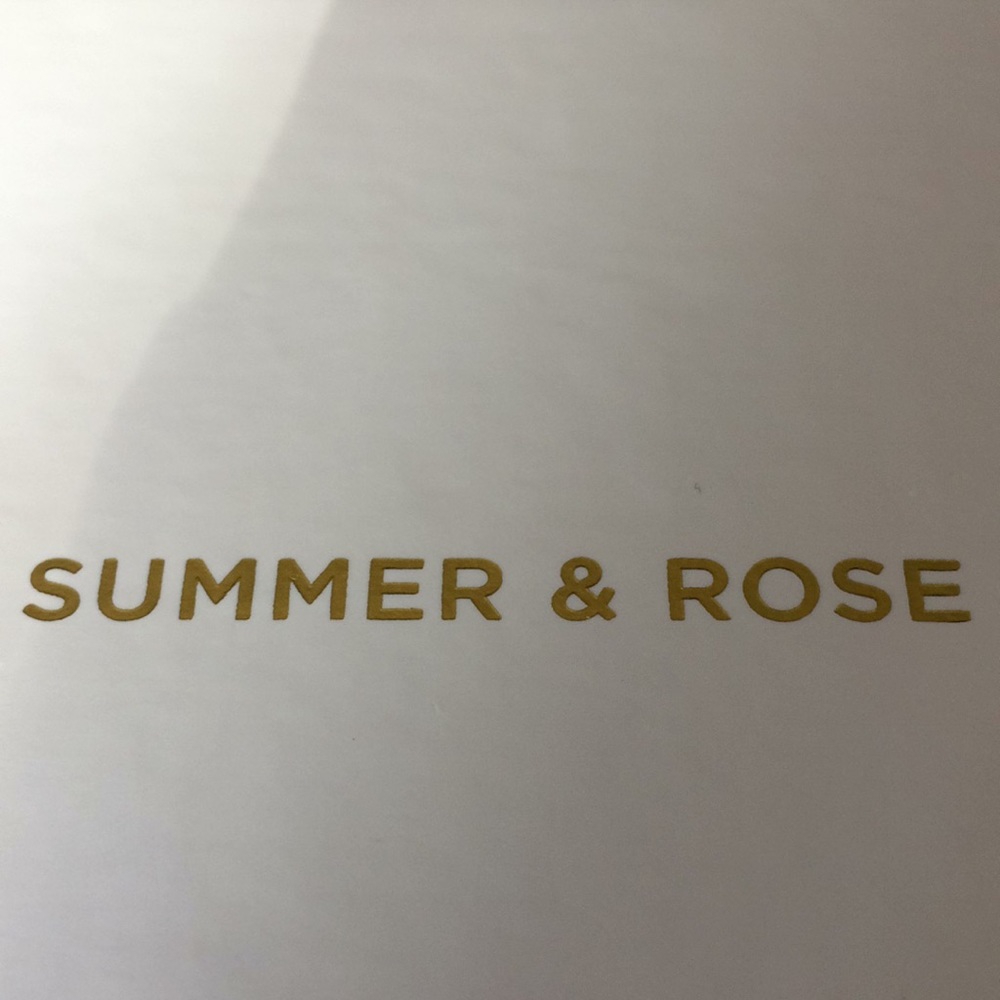 NIB Summer & Rose necklace dainty double bar - Picture 3 of 3